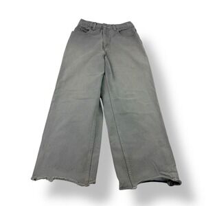 Anchor Blue Brand Baggy Fit Grey Denim Jeans Men Size 27x26 Distressed